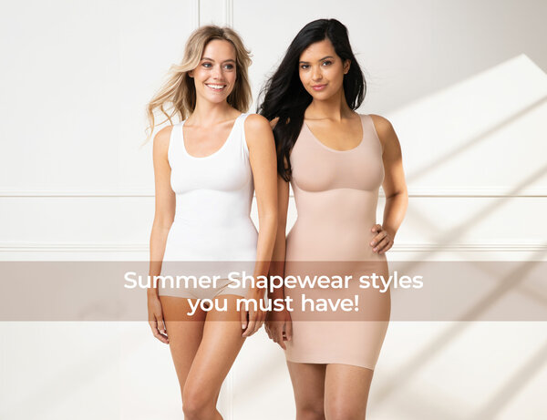 Secret Solutions Women's Plus Size Power Shaper Firm Control  Wear-Your-Own-Bra Shaper Tank Body Shaper - M, Black at  Women's  Clothing store