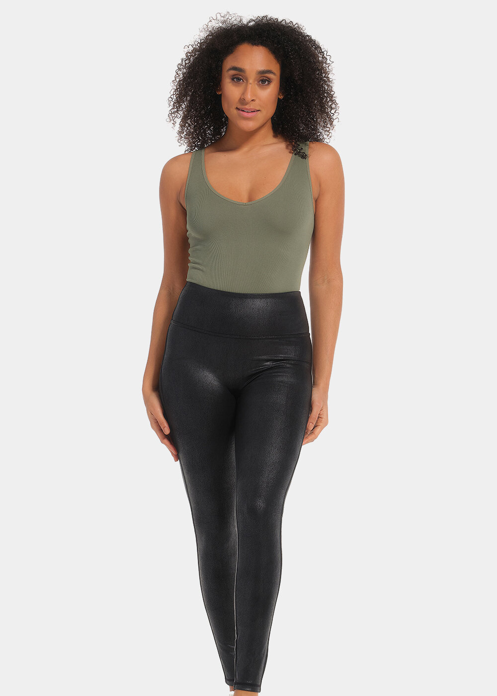 These Faux Leather Pants Work Magic on My Curves and Make My Petite Legs  Look Miles Long