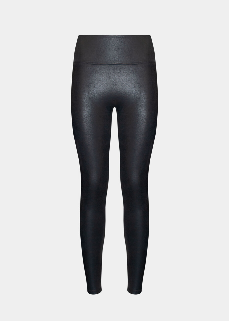 Magic Bodyfashion medium control shaping leather look full length shaping  leggings in black - ShopStyle Shapewear