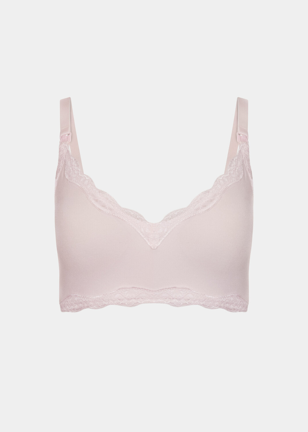 New Look lace underwired bra in pink