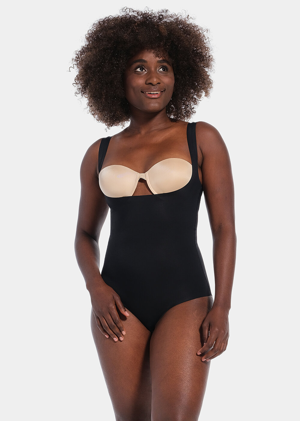 Maidenform Women's Hosiery Sexy Shaping Tummy Flattener, Black