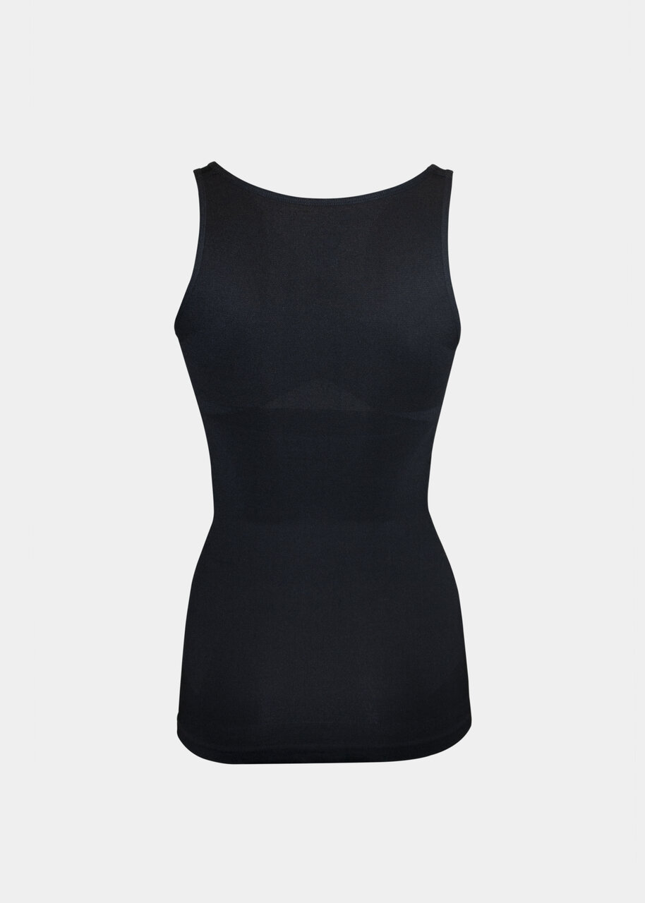Nouvelle Seamless Shapewear Women's Slimming Black Cami Camisole Tank Top  Medium