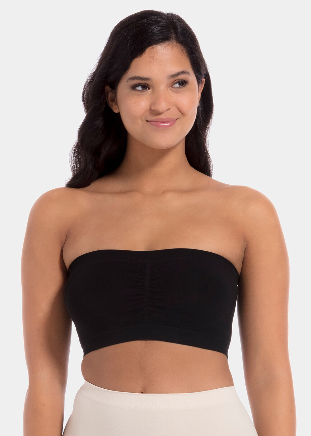  Womens Tube Crop Shapewear Tops Strapless Cute Sexy