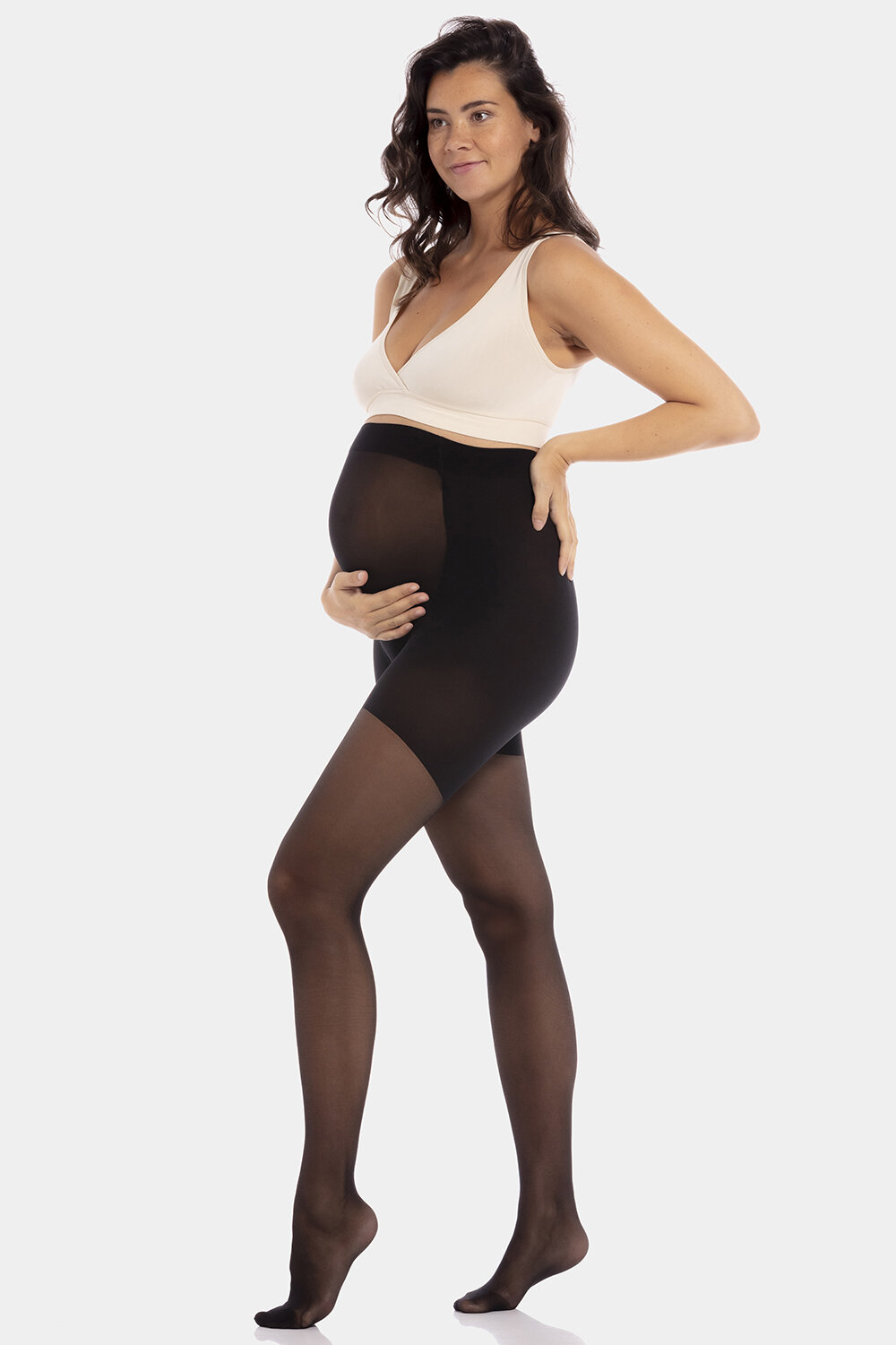 SPANX Women's Mama Spanx Pantyhose, Black, A : : Clothing