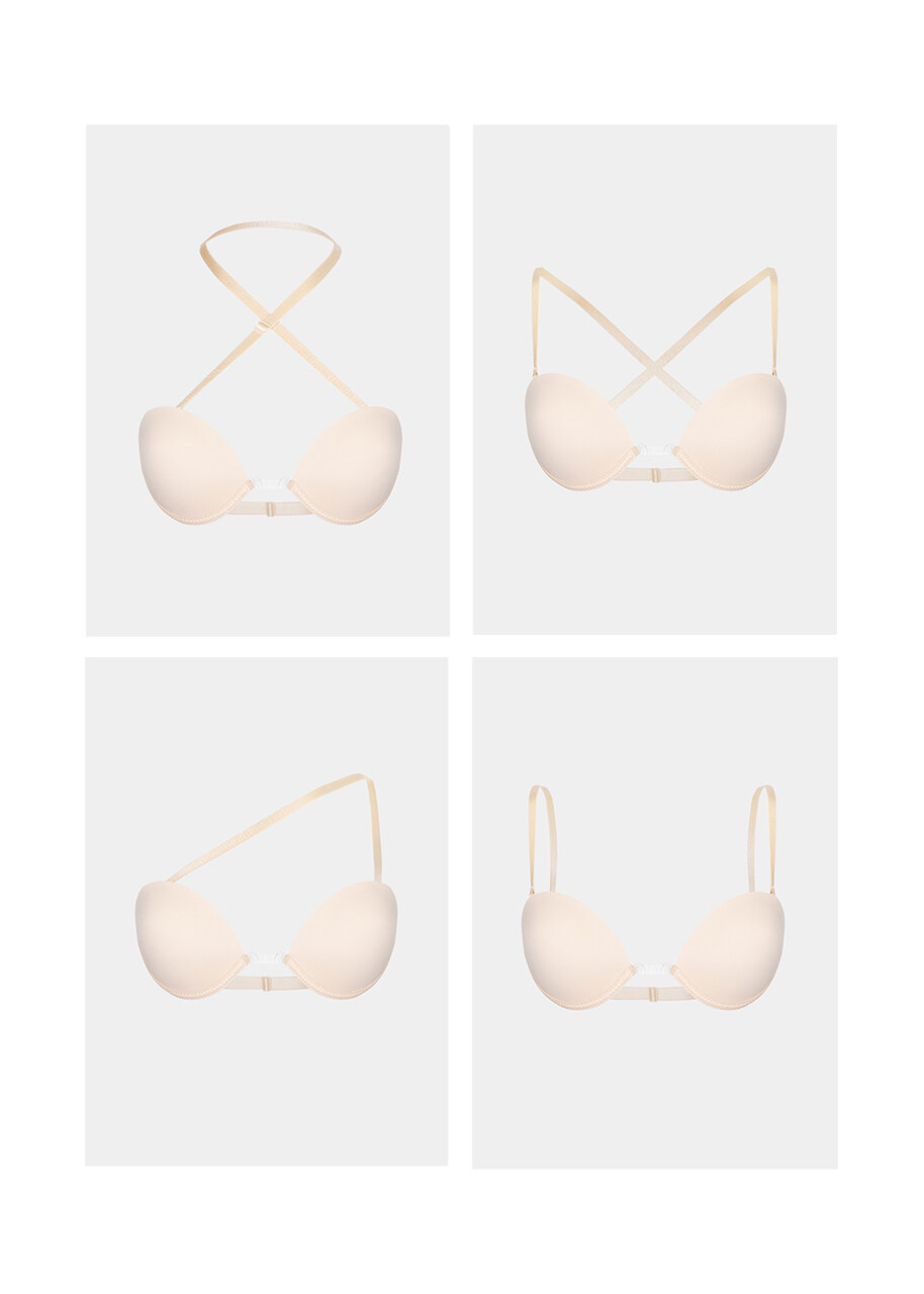 3x Designer Multiway Strapless Bra Underwired Non-Padded Cotton Lined –  Worsley_wear