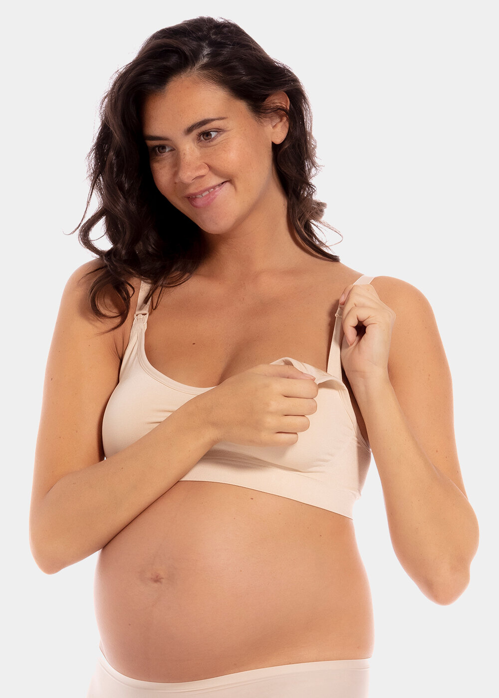 Nursing Bra With Front Open Easy Access, Comfortable Maternity