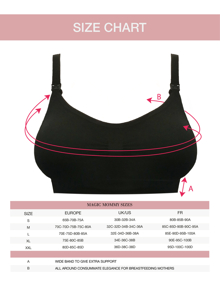 Buy Morph, Breastfeeding Bra for Women, Bra for Mother, Stretchy Cotton, Slip On Style Feeding Bra, Pull Over Cup, Baby Safe - No Hooks Or Clips