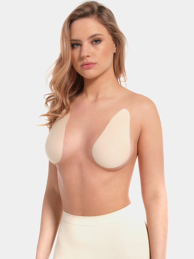 Fashion Forms Body Sculpting Backless Strapless Bra, DDD, Nude
